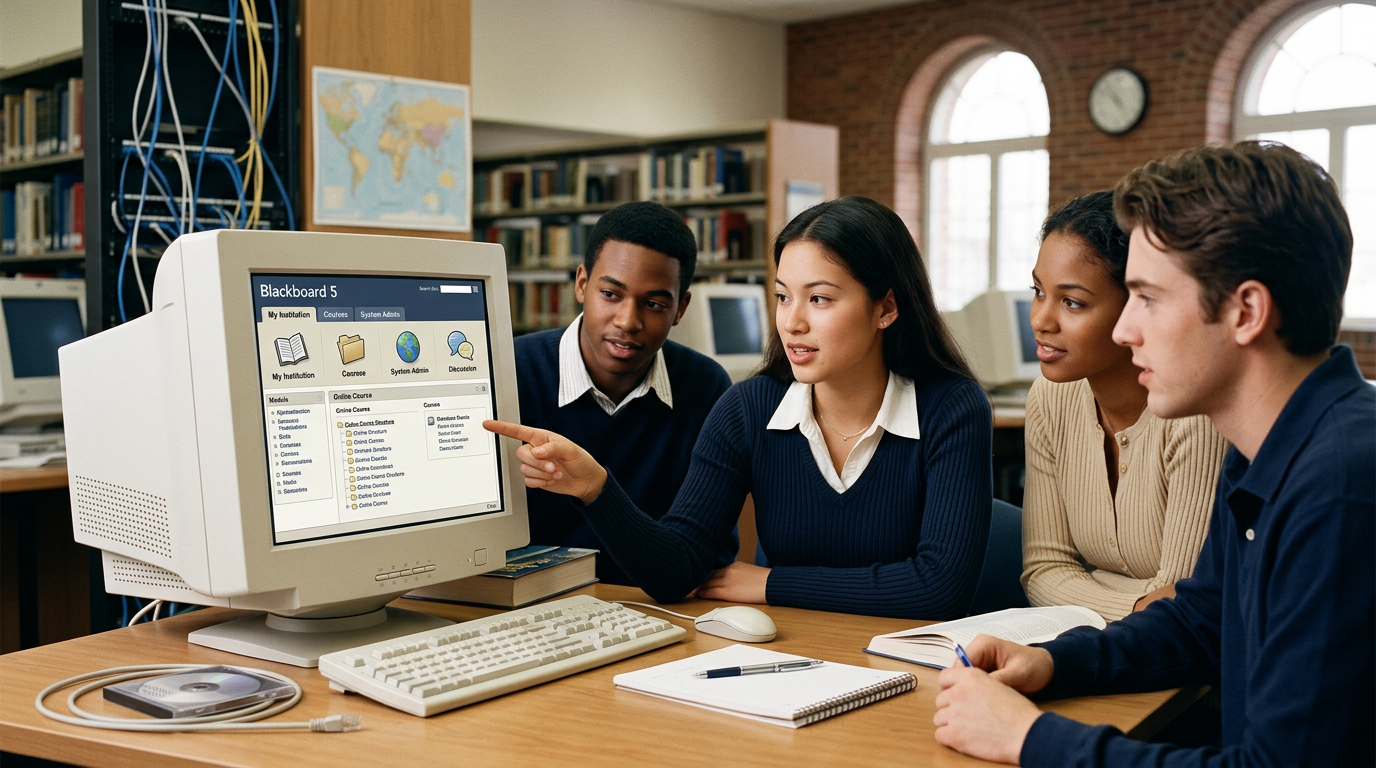 Cover image for "Introducing the Blackboard 5 Learning System (2002)"